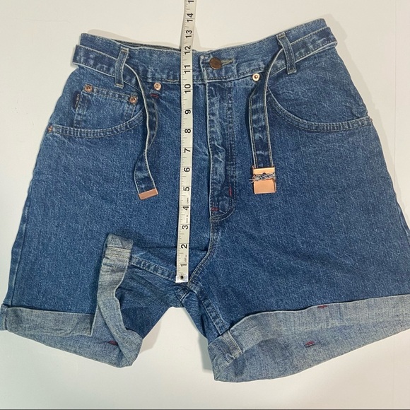 Vtg CHIC Jeans Military Jean Short - Picture 6 of 6